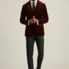 Jetsetter italiensk stretchvelourblazer