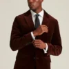 Jetsetter italiensk stretchvelourblazer