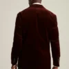 Jetsetter italiensk stretchvelourblazer