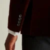Jetsetter italiensk stretchvelourblazer