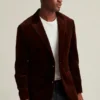 Jetsetter italiensk stretchvelourblazer