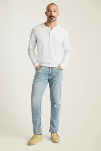 Jetsetter Performance långärmad Henley-tröja