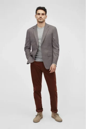 Jetsetter Stretch italiensk ullblazer