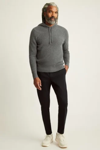 Kashmir-hoodie för män