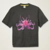 Kortärmad, avslappnad T-shirt med tryck Fielder