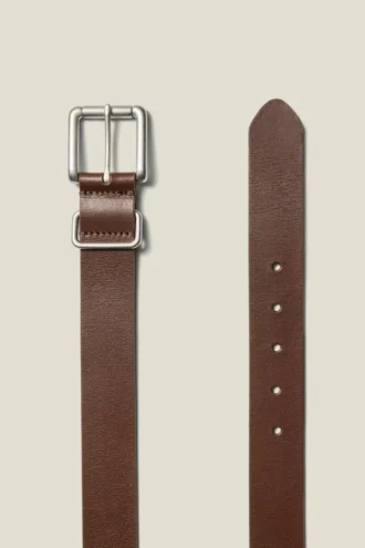 Läderskärp för herrjeans