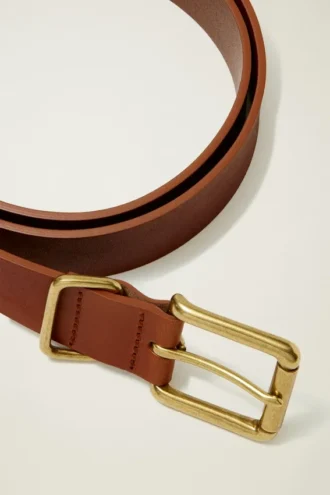 Läderskärp för herrjeans