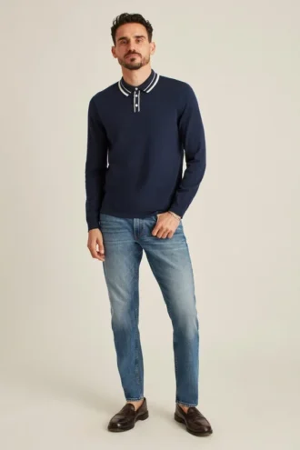 Långärmad polotröja