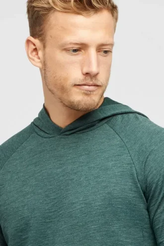 Lätt fleece-hoodie