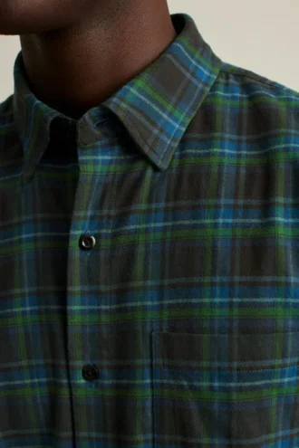 Lätt stretchflanellskjorta