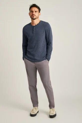 Luxe långärmad Henley