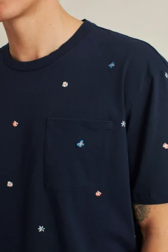 Mellanviktig T-shirt med tryck