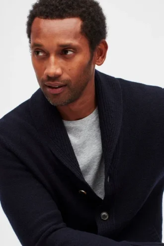 Merino-sjalcardigan