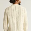 Merino-tröja med flätmönster Merino-tröja med flätmönster