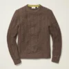 Merino-tröja med flätmönster Merino-tröja med flätmönster
