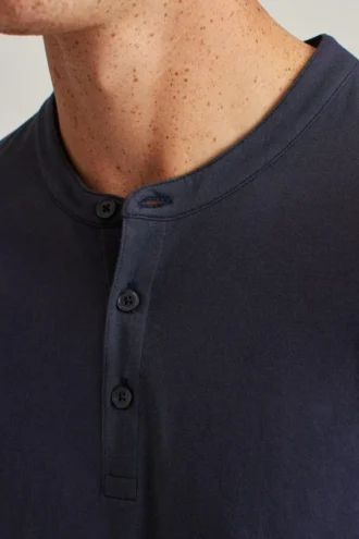 Mjuk Henley för vardagsbruk