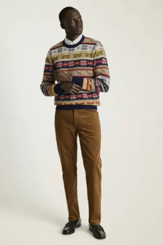 Nyc Fair Isle-tröja | Fair Isle-tröja för män med New York-ikoner