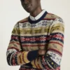 Nyc Fair Isle-tröja | Fair Isle-tröja för män med New York-ikoner