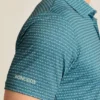 Performance Golf Shirt: enfärgad och randig