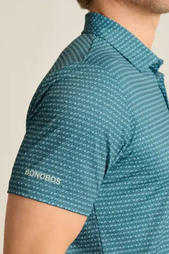 Performance Golf Shirt: enfärgad och randig