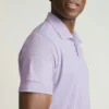 Performance Golf Shirt: enfärgad och randig Performance Golf Shirt: enfärgad och randig