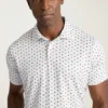 Performance Golf Shirt: enfärgad och randig Performance Golf Shirt: enfärgad och randig