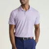 Performance Golf Shirt: enfärgad och randig Performance Golf Shirt: enfärgad och randig