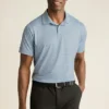 Performance Golf Shirt: enfärgad och randig Performance Golf Shirt: enfärgad och randig
