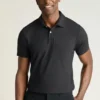 Performance Golf Shirt: enfärgad och randig Performance Golf Shirt: enfärgad och randig
