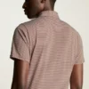 Performance Golf Shirt: enfärgad och randig