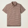 Performance Golf Shirt: enfärgad och randig