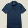 Performance Golf Shirt: enfärgad och randig