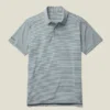 Performance Golf Shirt: enfärgad och randig Performance Golf Shirt: enfärgad och randig