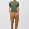 Plisserade stretch-chino-shorts Plisserade stretch-chino-shorts