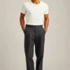 Plisserade stretch-chino-shorts Plisserade stretch-chino-shorts