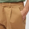Plisserade stretch-chino-shorts Plisserade stretch-chino-shorts