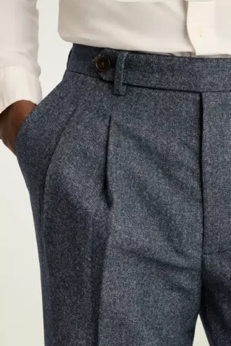 Plisserade ullbyxor | Eleganta ullbyxor med vintage-känsla
