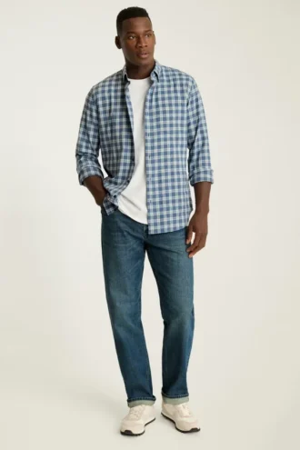 Pålitligt snygga Bonobos japanska stretchjeans med selvedge