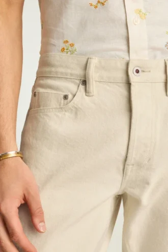 Pålitligt snygga Bonobos japanska stretchjeans med selvedge