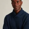 Pullover med sjalkrage Pullover med sjalkrage