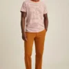 Randig slub-T-shirt Randig slub-T-shirt