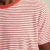 Randig slub-T-shirt Randig slub-T-shirt