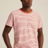 Randig slub-T-shirt Randig slub-T-shirt