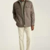 Skjortjacka för män från Bonobos | Italiensk borstad twill-skjortjacka Skjortjacka för män från Bonobos | Italiensk borstad twill-skjortjacka