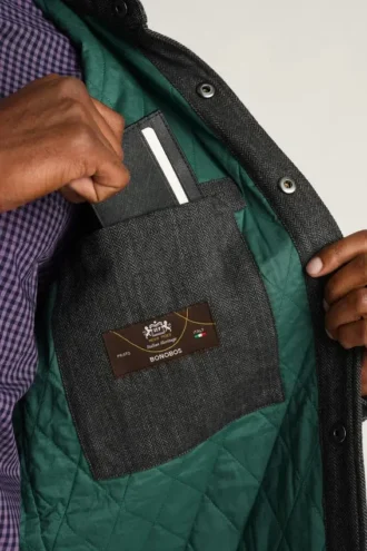 Skjortjacka för män från Bonobos | Italiensk borstad twill-skjortjacka