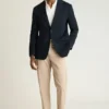 Stickad blazer