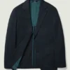 Stickad blazer