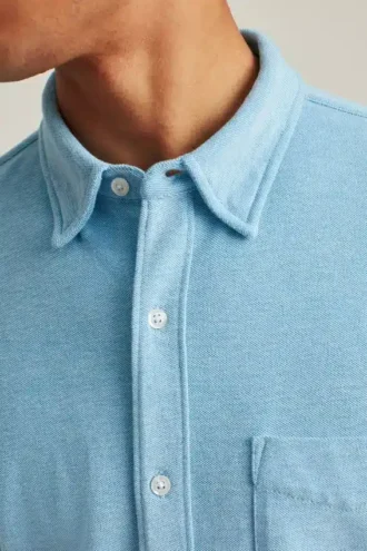 Stickad oxfordskjorta