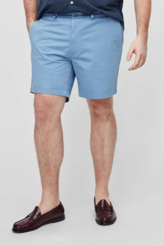 Stretch Washed Chino shorts i stora storlekar