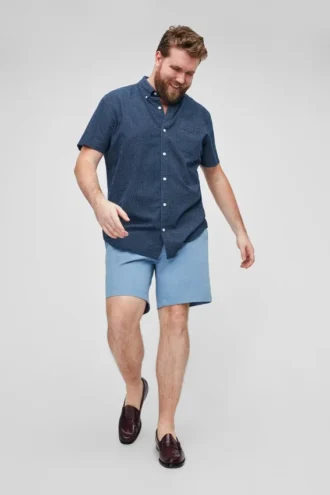 Stretch Washed Chino shorts i stora storlekar